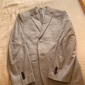 Banana republic window pain grey blazer 38r